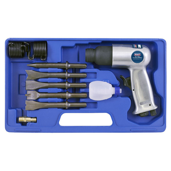 Sealey Air Hammer Kit with Chisels Medium Stroke SA12/S Sealey - Dynamic Drive