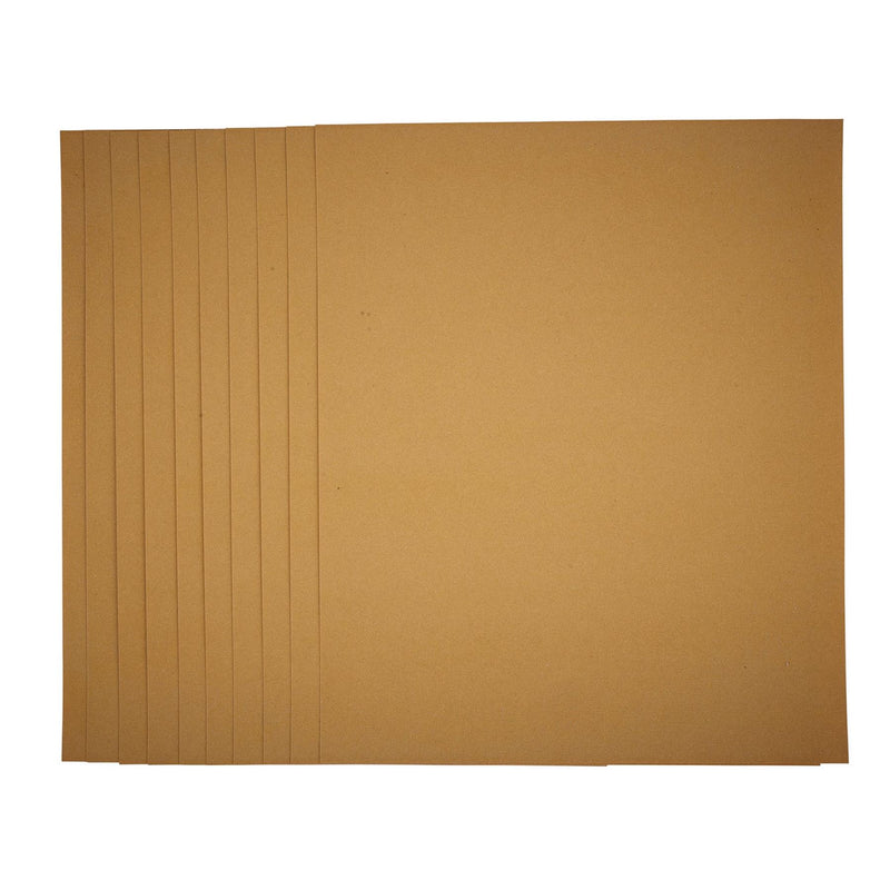 Draper General Purpose Sanding Sheets, 230 x 280mm, 150 Grit (Pack of 10) 37780 Draper - Dynamic Drive