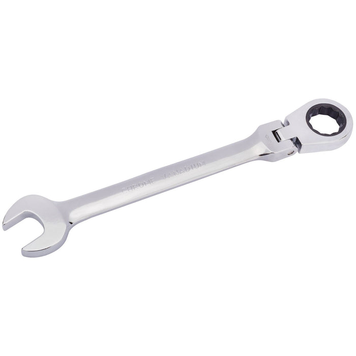 Draper HI-TORQ Metric Flexible Head Ratcheting Combination Spanner, 21mm Draper - Dynamic Drive