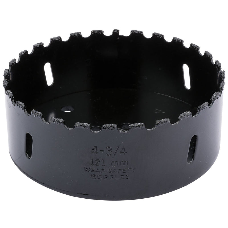 Draper Tungsten Carbide Grit Hole Saw, 121mm 34970 Draper - Dynamic Drive