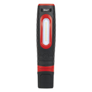 Sealey Rechargeable 360 Inspection Light 16 SMD & 3W SMD LED Black 2 x Lithium-i Sealey - Dynamic Drive