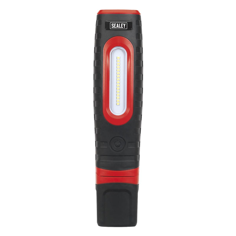 Sealey Rechargeable 360 Inspection Light 16 SMD & 3W SMD LED Black 2 x Lithium-i Sealey - Dynamic Drive