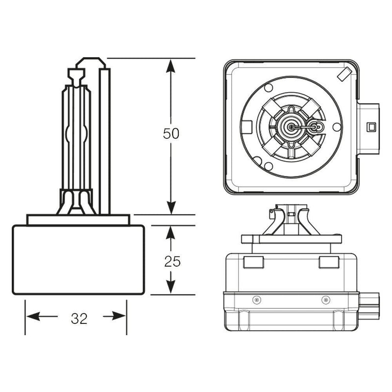 Ring Automotive R85402 D1S Projection Gas Discharge Bulb, 85 V, 35 W Ring Automotive - Dynamic Drive