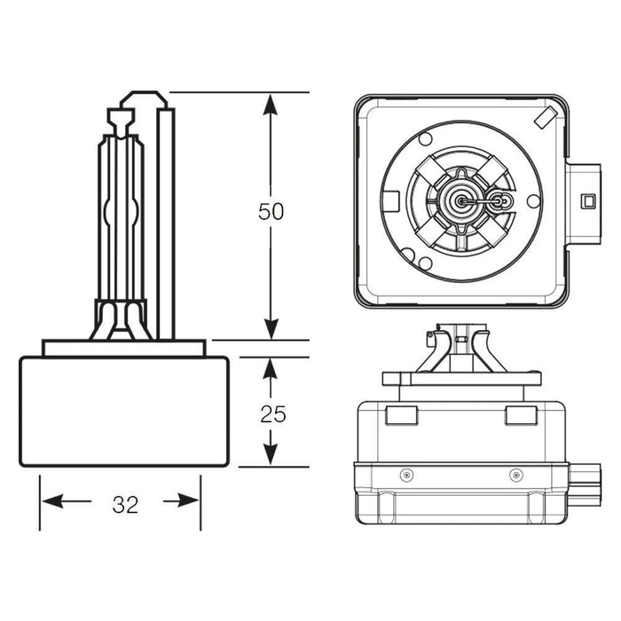 Ring Automotive R85402 D1S Projection Gas Discharge Bulb, 85 V, 35 W Ring Automotive - Dynamic Drive