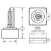 Ring Automotive R85402 D1S Projection Gas Discharge Bulb, 85 V, 35 W Ring Automotive - Dynamic Drive