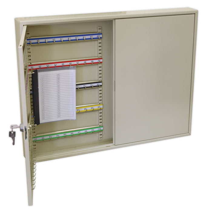 Sealey Key Cabinet 200 Key Capacity Wide SKC200W Sealey - Dynamic Drive