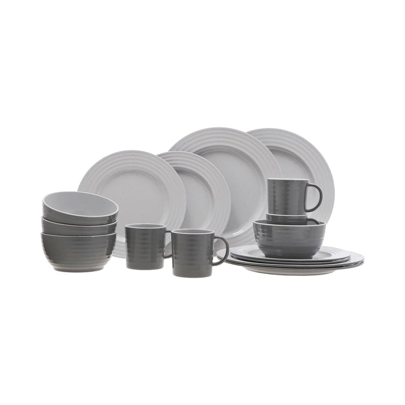 Travellife Rota Tableware Set Grey 16 Pieces 1191320 Travellife - Dynamic Drive