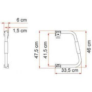 Fiamma Security 46 White 03513A01- Fiamma - Dynamic Drive