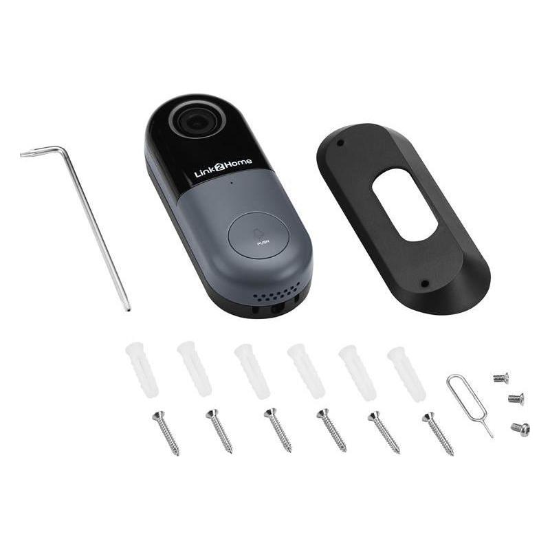 Link2Home Weatherproof (IP54) Smart Wired Doorbell Link2Home - Dynamic Drive
