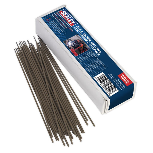 Sealey Welding Electrodes 1.6 x 300mm 2.5kg Pack WE2516 Sealey - Dynamic Drive