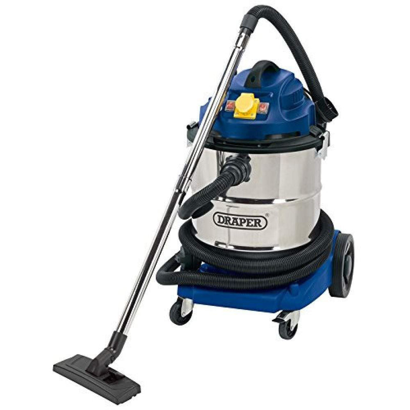 Draper 110V Wet and Dry Vacuum Cleaner with Stainless Steel Tank and 110V Power Draper - Dynamic Drive