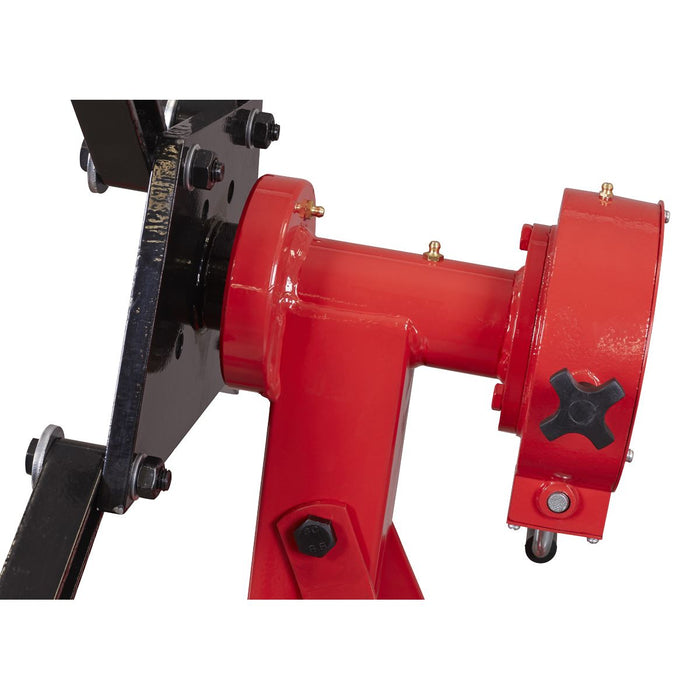 Folding 360º Rotating Engine Stand with Geared Handle Drive 680kg Capacity Sealey - Dynamic Drive