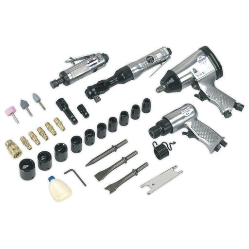 AIR TOOL KIT 4PC WITH ACCESSORIES Town Tools - Dynamic Drive