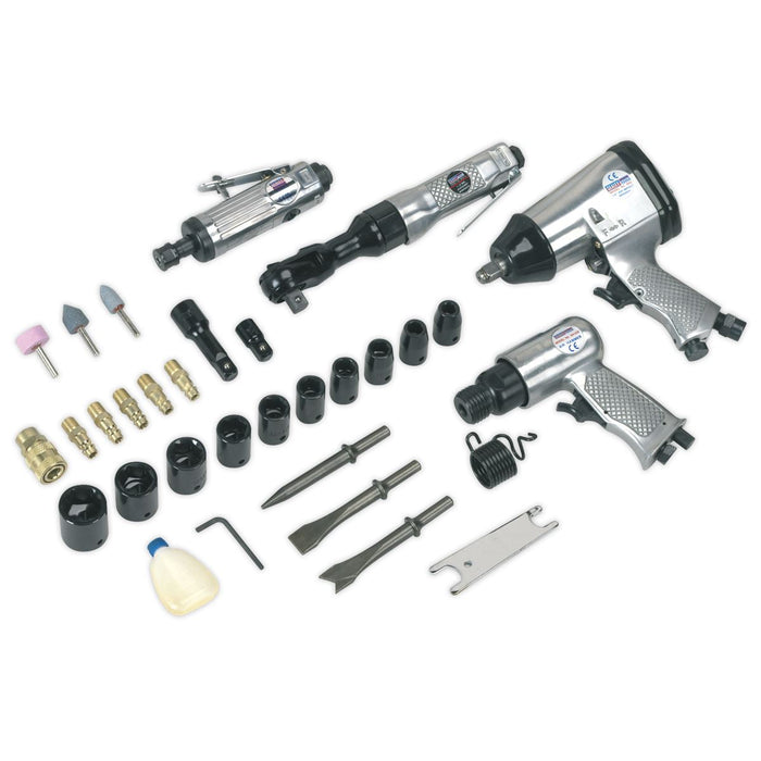 AIR TOOL KIT 4PC WITH ACCESSORIES Town Tools - Dynamic Drive