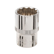 Silverline Socket 1/2" Drive 12pt Metric 19mm Silverline - Dynamic Drive
