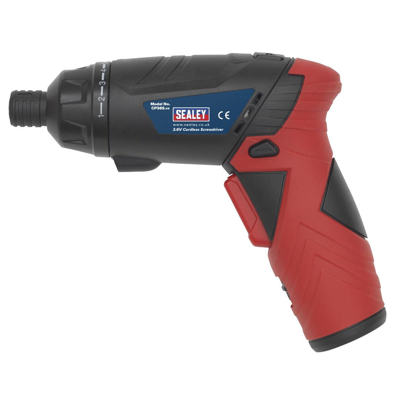 Sealey Cordless Screwdriver Set 53pc 3.6V Lithium-ion CP36S Sealey - Dynamic Drive