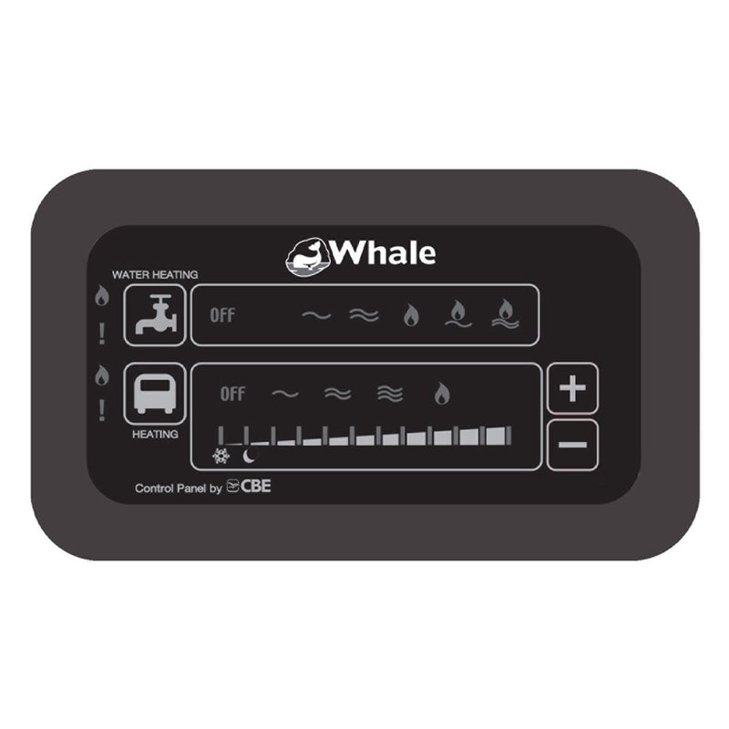Whale CBE Duo Control Panel for 2kW Space & 8/13L Water Heaters: Dual Functional Whale - Dynamic Drive