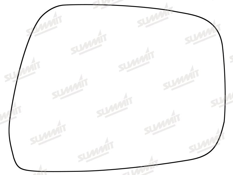 Summit Stick-On Standard Mirror Glass fits Nissan Pathfinder 09 to 12 RHS Summit - Dynamic Drive