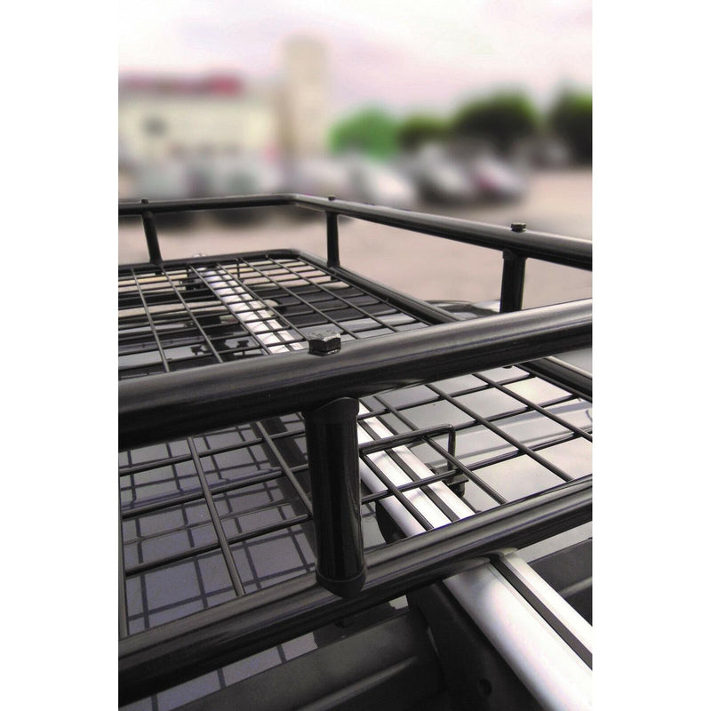 Leisurewize Universal Heavy Duty Steel Aerodynamic Roof Rack Bar Tray Carrier Streetwize  - Dynamic Drive