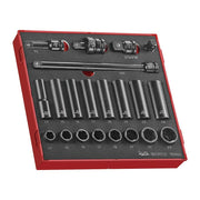 Teng Tools 1/2" Impact Socket Set ANSI FOAM2 21 Pieces Teng Tools - Dynamic Drive
