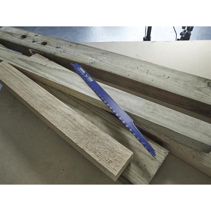 Irwin® 110R Sabre Saw Blade Metal & Wood Cutting 300mm Pack of 5 IRWIN® - Dynamic Drive