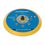 Silverline Hook & Loop Backing Pad 150mm / 5/16" UNF Silverline - Dynamic Drive