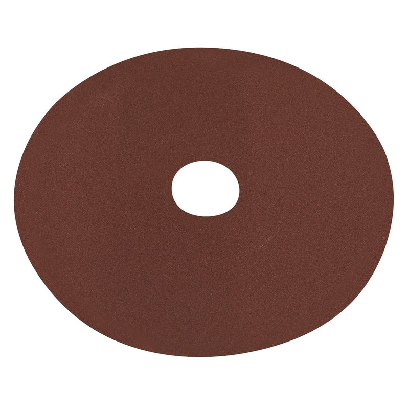 Sealey Fibre Backed Disc125mm 120Grit Pack of 25 WSD5120 Sealey - Dynamic Drive