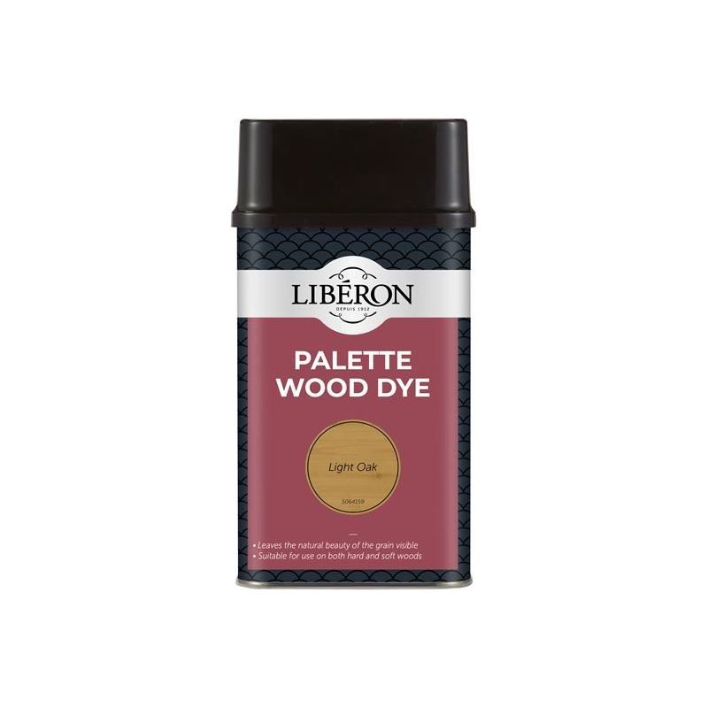 Liberon Palette Wood Dye Light Oak 500ml Liberon - Dynamic Drive