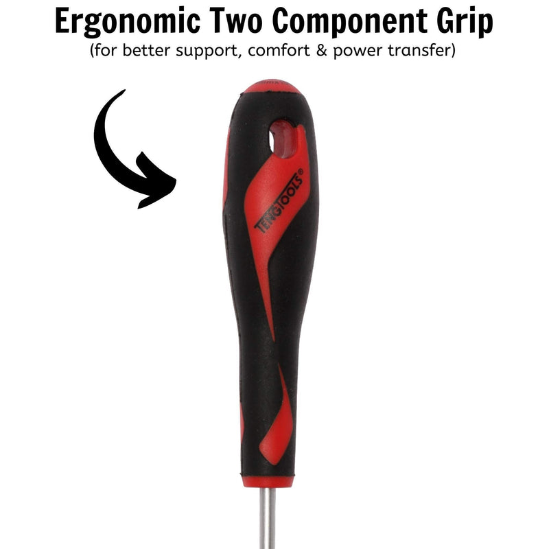 Teng Tools Flat Screwdriver 0.8 x 4.0 x 100mm S Teng Tools - Dynamic Drive