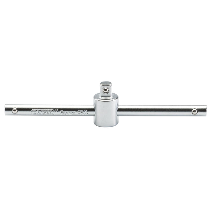 Draper Satin Chrome Sliding T Bar, 1/4" Sq. Dr. 16786 Draper - Dynamic Drive