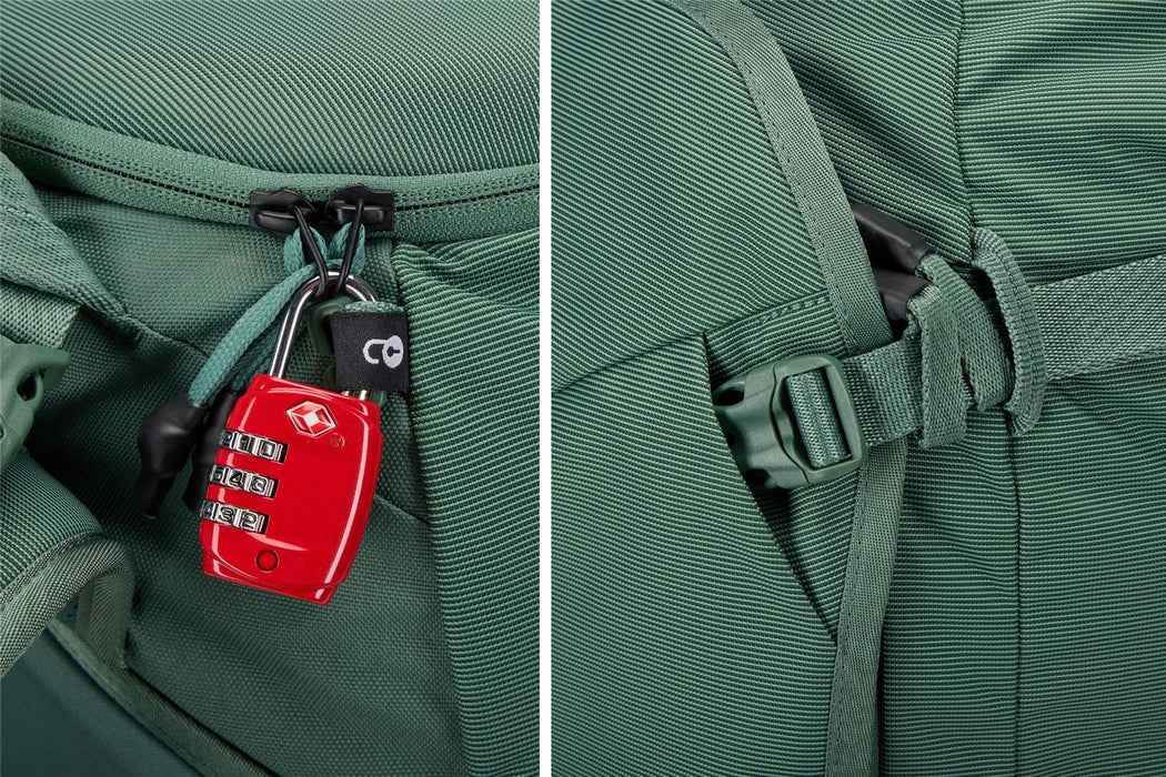 Thule Landmark 60L Women's travel pack hazy green Thule - Dynamic Drive