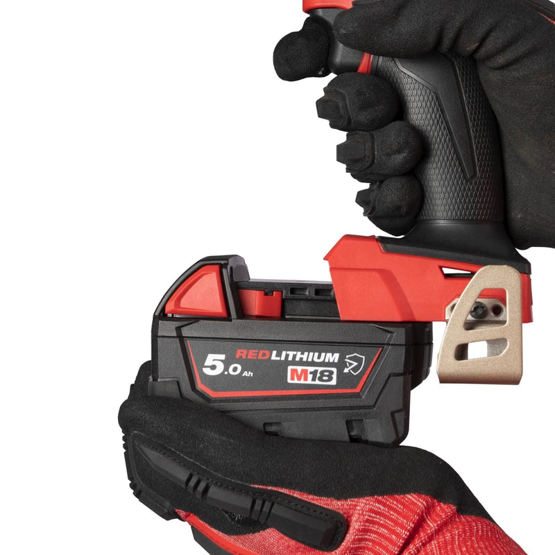 Milwaukee M18 B5-CR 18v Cordless Chemical Resistant Li-ion Battery 5ah Milwaukee - Dynamic Drive