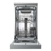 Baridi Slimline Freestanding Dishwasher 45cm Wide 10 Place Settings - Silver Baridi - Dynamic Drive