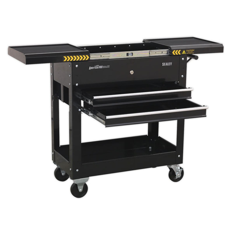 Sealey Mobile Tool & Parts Trolley Black AP705MB Sealey - Dynamic Drive