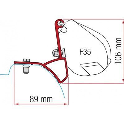 98655Z020 F35 KIT TRAFIC 2015 Fiamma  - Dynamic Drive