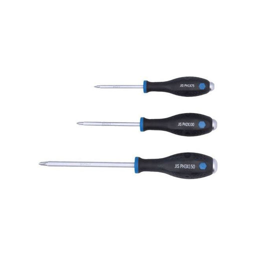 Laser JIS Pound Thru Screwdrivers 3pc 8037 Laser - Dynamic Drive