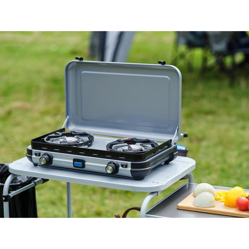 Campingaz Camping Kitchen 2 Maxi Double Burner Portable Camping Gas Stove Campingaz - Dynamic Drive