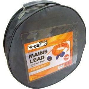 Vechline Mains Extension Lead 10M/Zipped Carry Bag QQ016161A Vechline - Dynamic Drive