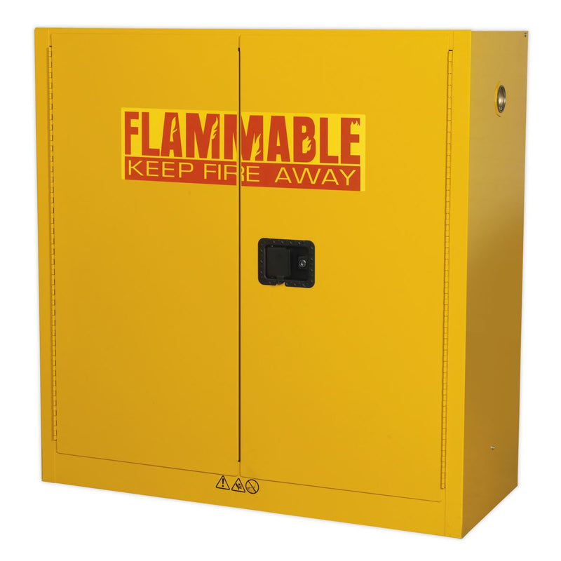 Sealey Flammables Storage Cabinet 1095 x 460 x 1120mm FSC09 Sealey - Dynamic Drive