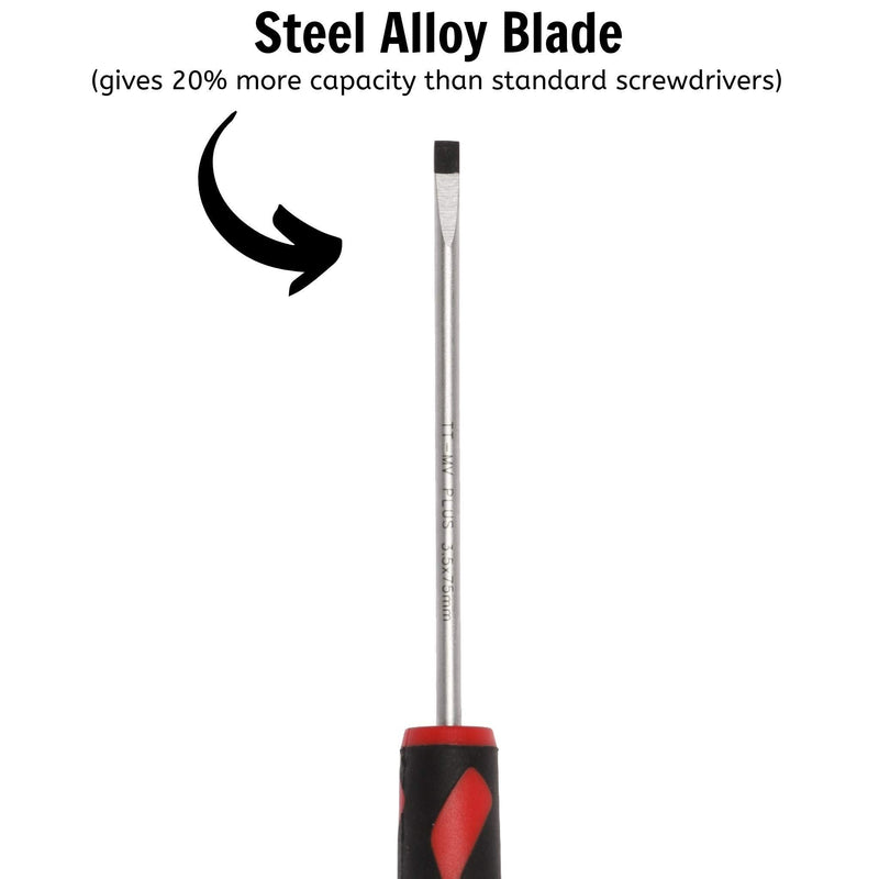 Teng Tools Flat Screwdriver 0.6 x 3.5 x 75mm S Teng Tools - Dynamic Drive