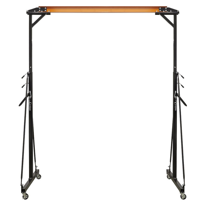 Sealey Portable Lifting Gantry Crane Adjustable 0.5 Tonne SG500 Sealey - Dynamic Drive