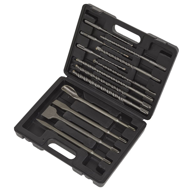 Sealey SDS Plus Drill Bit & Chisel Set 13pc WDCS Sealey - Dynamic Drive