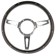 13" Mountney Wood Steering Wheel + boss kit for Audi 100, 200 1977>1982 Mountney  - Dynamic Drive