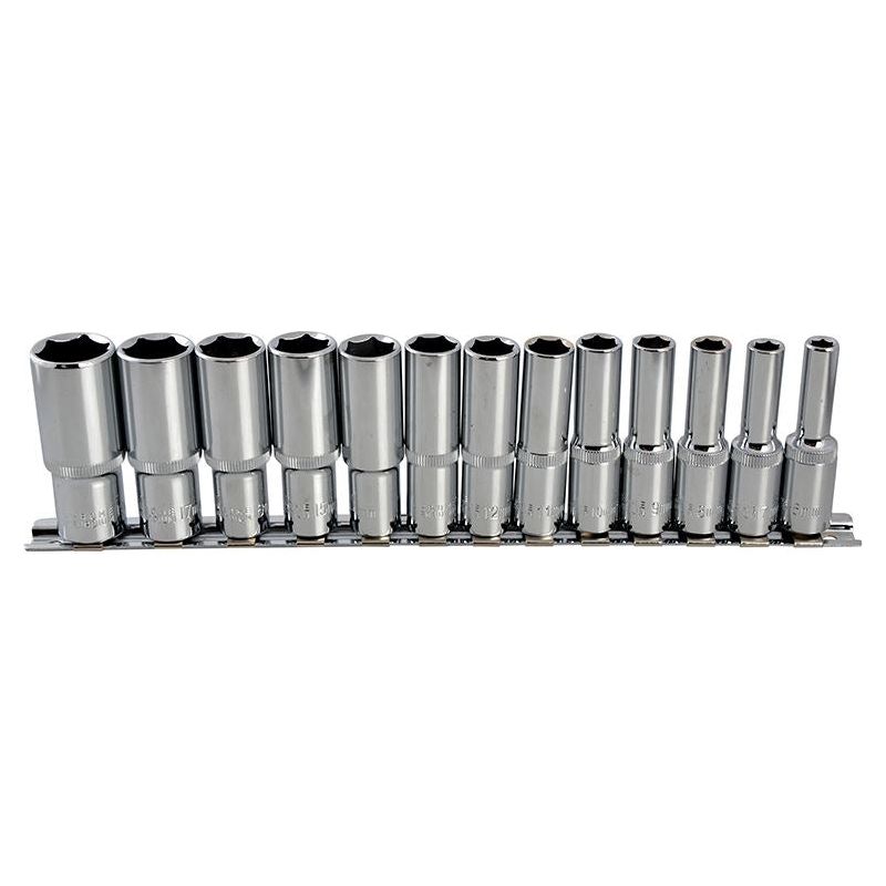 Bluespot Tools 3/8in Drive Deep Socket Set, 13 Piece BlueSpot Tools - Dynamic Drive