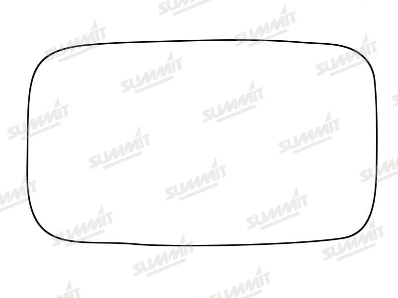 Summit Stick-On Standard Mirror Glass fits Triumph Acclaim RHS Summit - Dynamic Drive