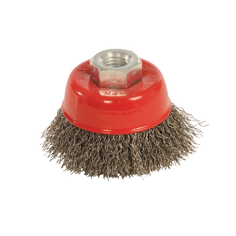 Silverline Steel Crimp Cup 65mm Silverline - Dynamic Drive