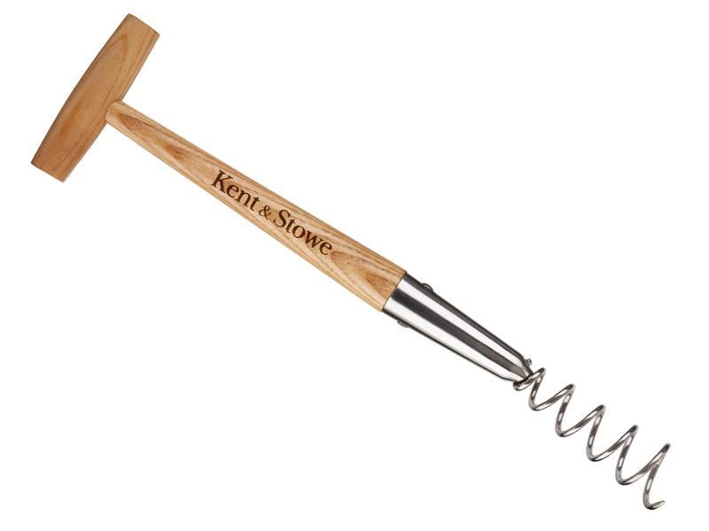 Kent & Stowe Stainless Steel Hand Corkscrew Weeder, FSC® Kent & Stowe - Dynamic Drive