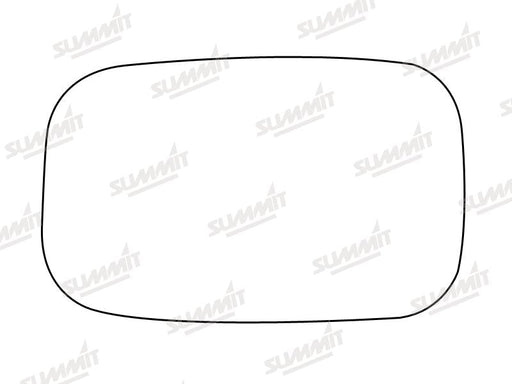 Summit Stick-On Standard Mirror Glass fits Rover Metro RHS LHS Summit - Dynamic Drive