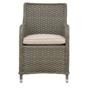 Dellonda Chester Rattan Wicker Outdoor Garden Dining Chairs 2pc DG64 Dellonda - Dynamic Drive