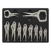 Sealey Locking Pliers Set 10pc AK6800 Sealey - Dynamic Drive